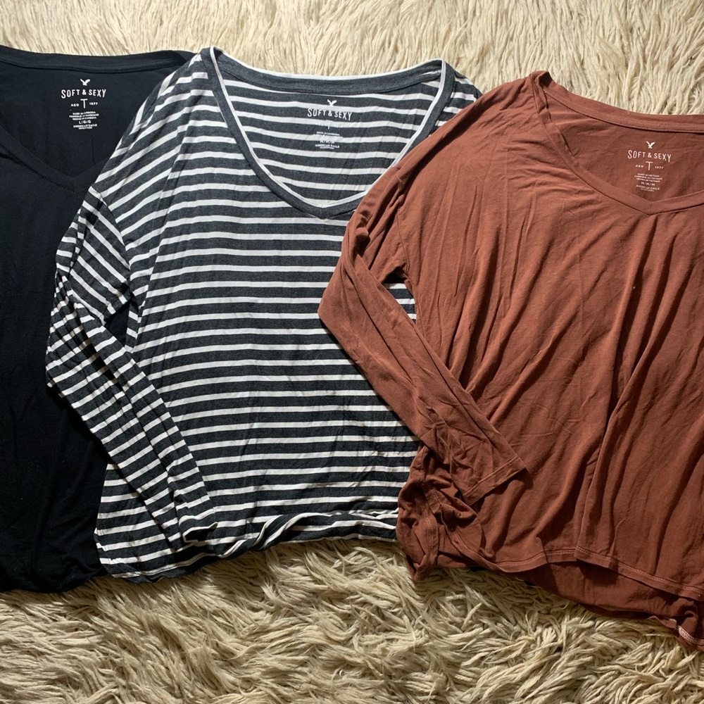 Bundle of American Eagle Long Sleeves